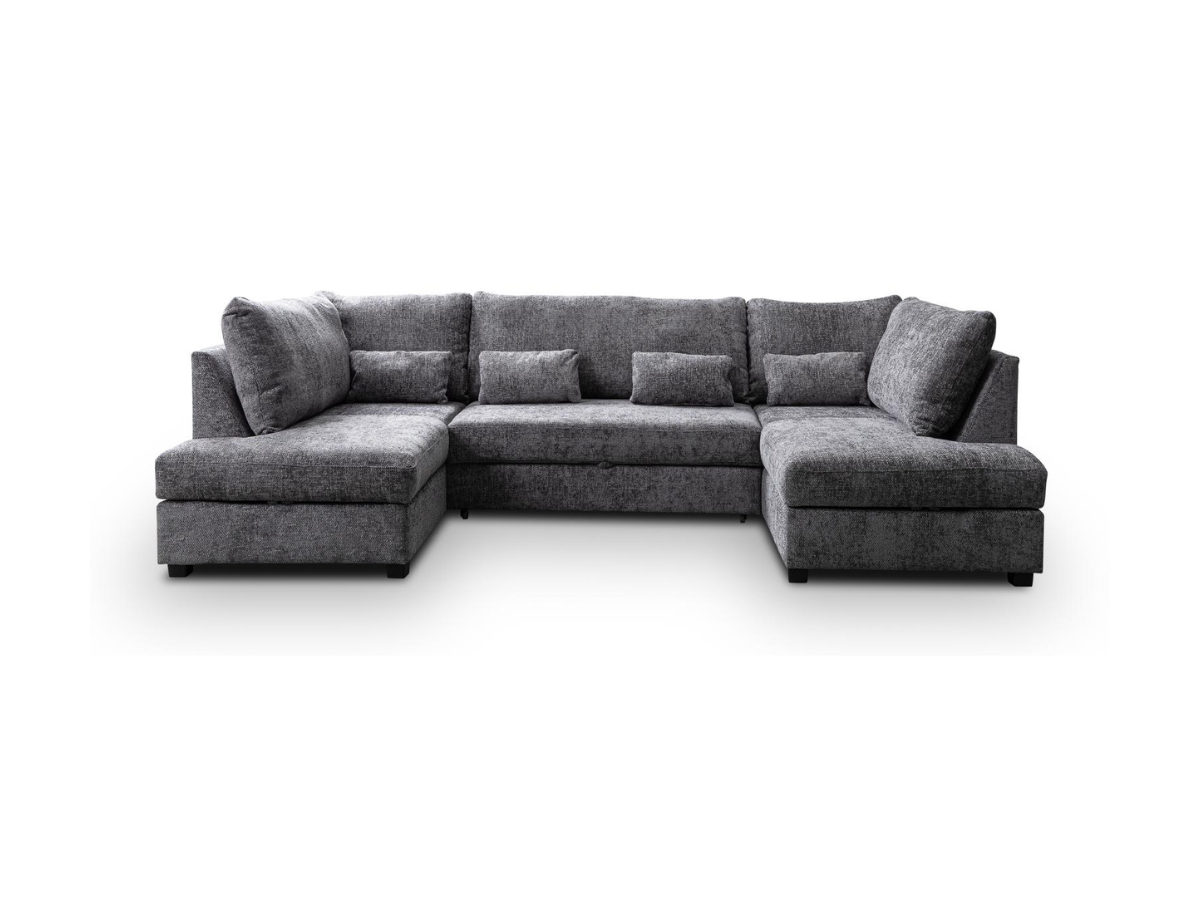 Meridian Enzo Sofa Bed U Shaped with Storage