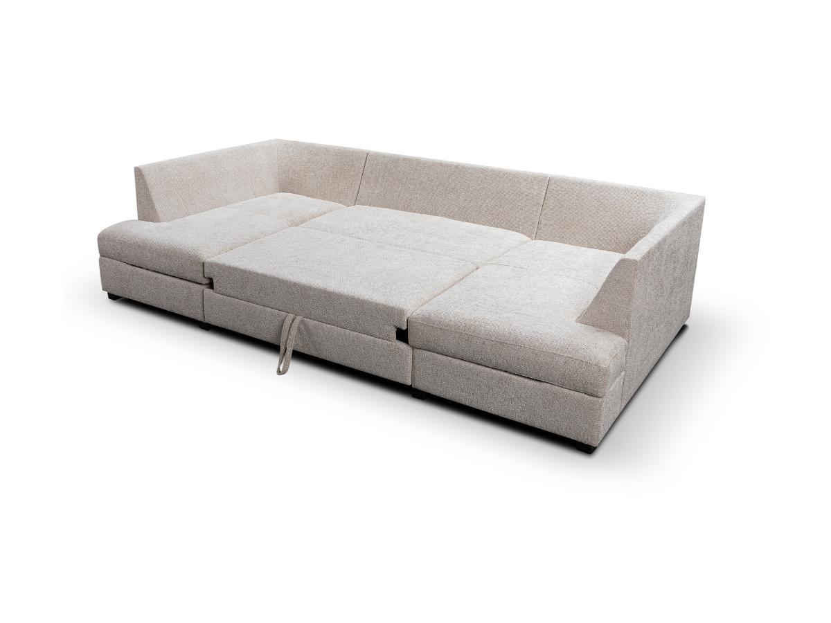 Meridian Enzo Sofa Bed U Shaped with Storage