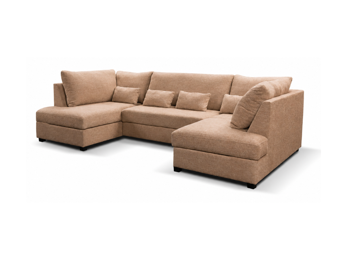 Meridian Enzo Sofa Bed U Shaped with Storage