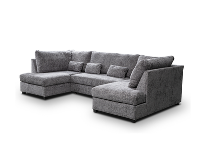 Meridian U Shaped Sofa Bed with Storage