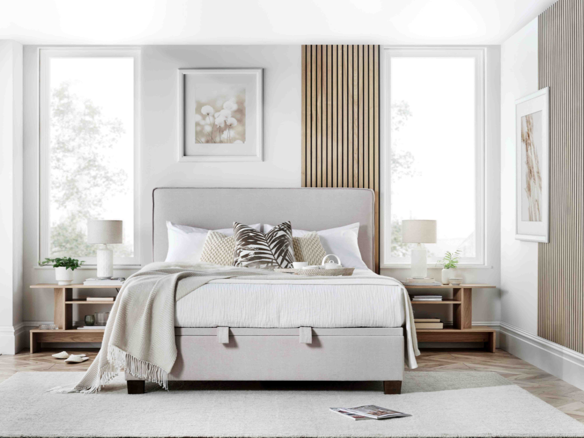 Kaydian Newton Ottoman Bed Frame with Storage