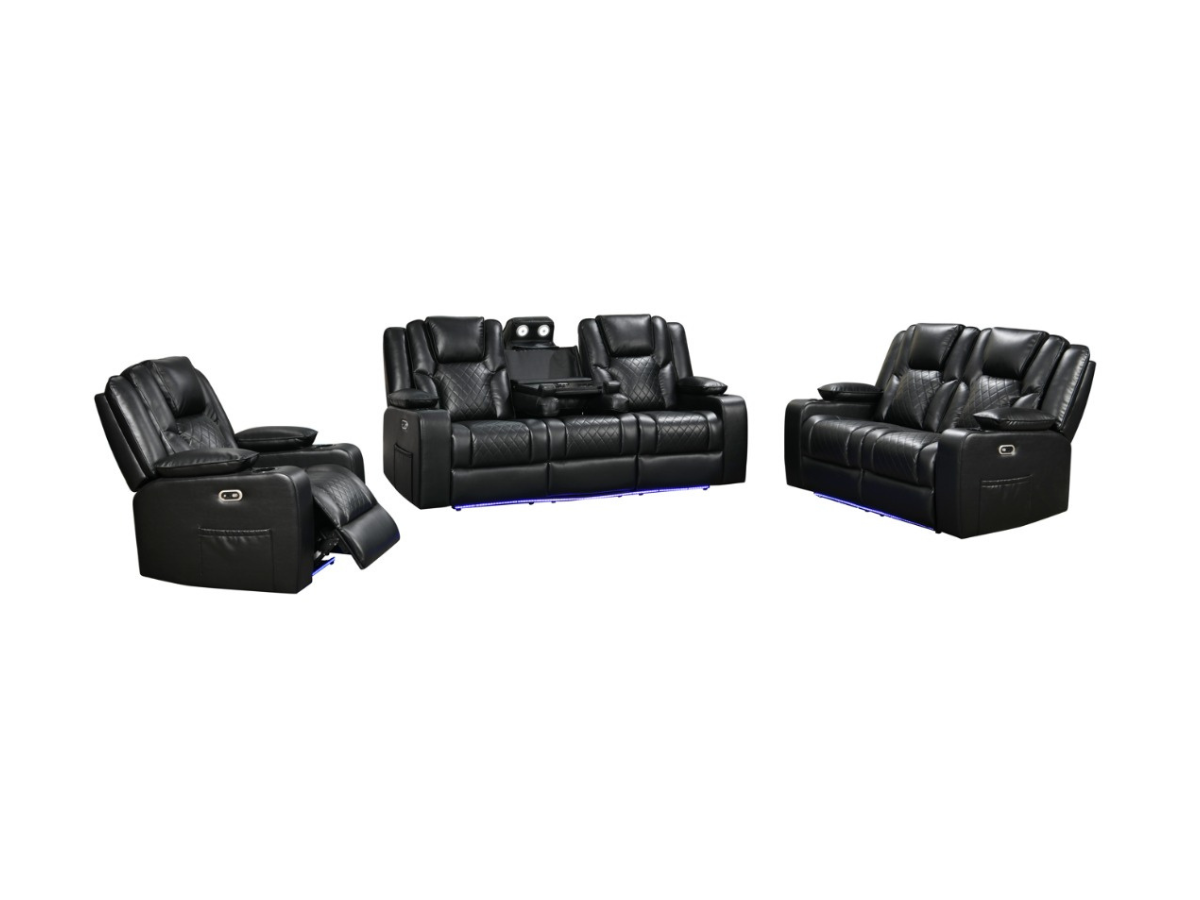 Orlando Electric Recliner Armchair Aire Leather