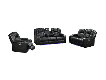 Orlando Electric Recliner Armchair Aire Leather