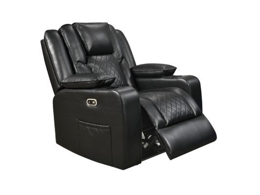 Orlando Electric Recliner Armchair Aire Leather