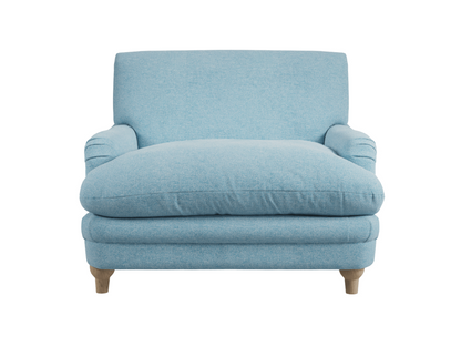 Plumpton Armchair in Duck Egg Blue Chenille