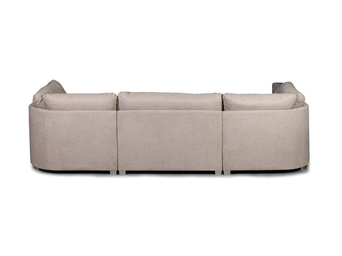 Primrose U Shape Sofa in Cream Kensington Fabric