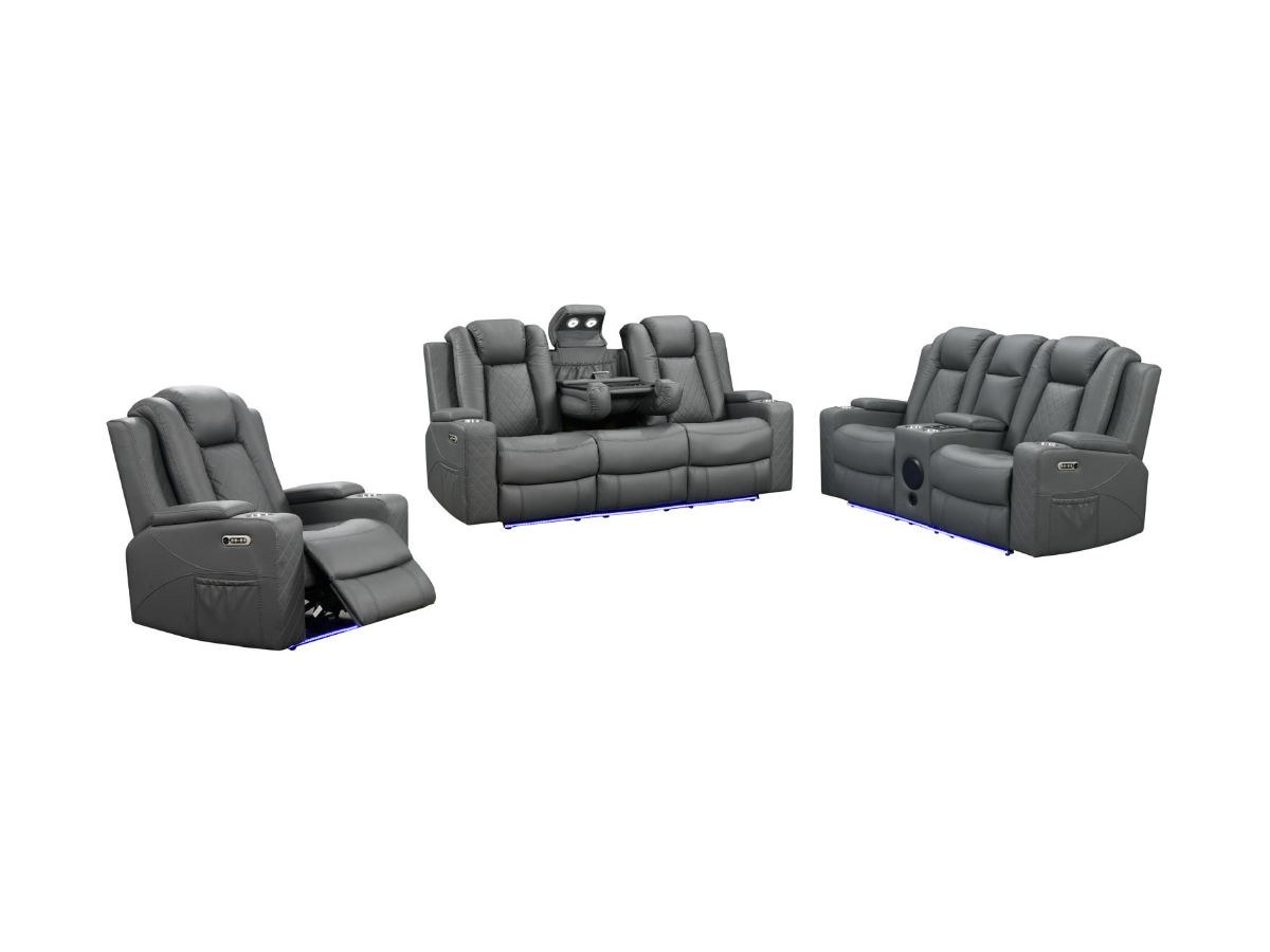 Sianna Electric Recliner Armchair Aire Leather