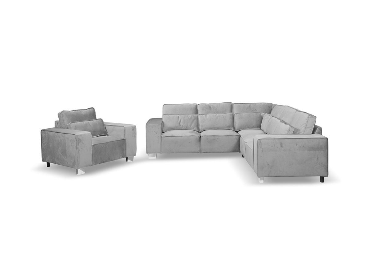 Sloane Armchair with Cushion Silver