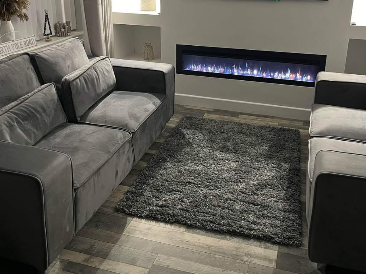 Sloane Luxury Large 3+2 Sofa Set Grey