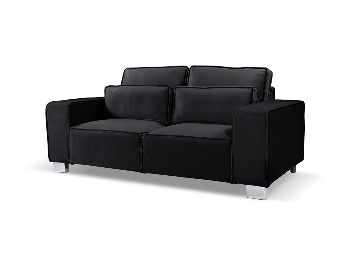 Sloane Luxury Large 3 Seater Sofa Black