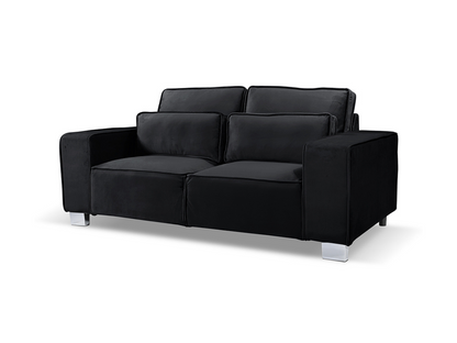 Sloane Luxury Large 3 Seater Sofa Black