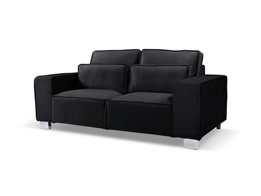 Sloane Luxury Large 3 Seater Sofa Black