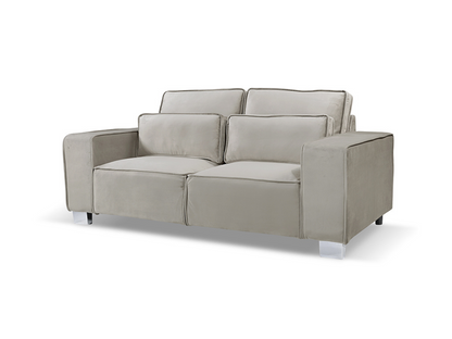 Sloane Luxury 3 Seater Sofa Plush Velvet Mink