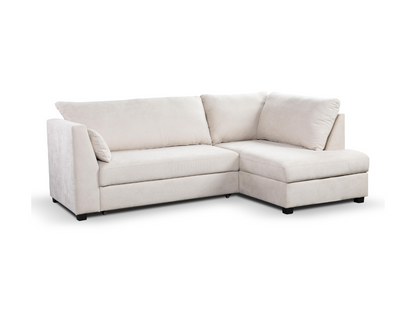 Sophia Corner Sofa Bed with Storage Right Facing