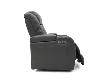 Tech 8 Smart Grey Electric Recliner Armchair