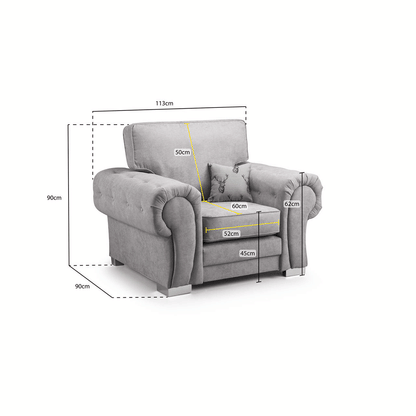 VERONA HIGH BACK ARM CHAIR