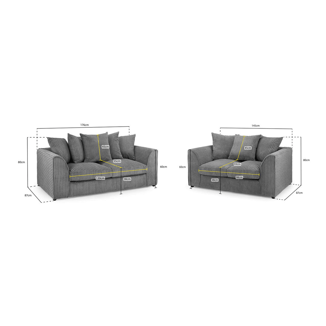 Harley jumbo sofa