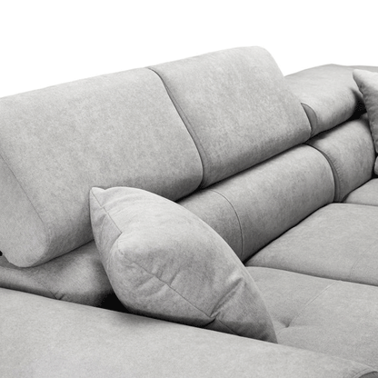 Anton Sofa bed Corner Sofa Bed With Storage Box Grey
