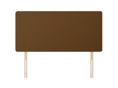 Victoria Headboard Plain Leather 20 inch