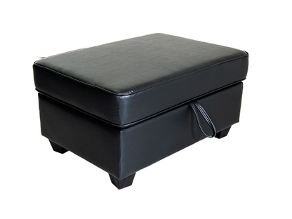 Sorrentino Storage Ottoman Aire Leather