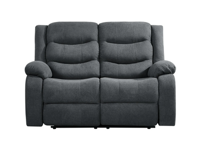 Sorrentino 2 Seater Recliner Sofa Fabric Grey