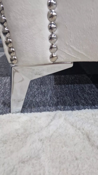 Elegance Chesterfield Sofa 3+2 Cream