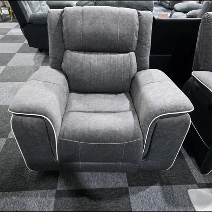 Hannah Electric Recliner 3+2 Sofa Micro Fibre Fabric