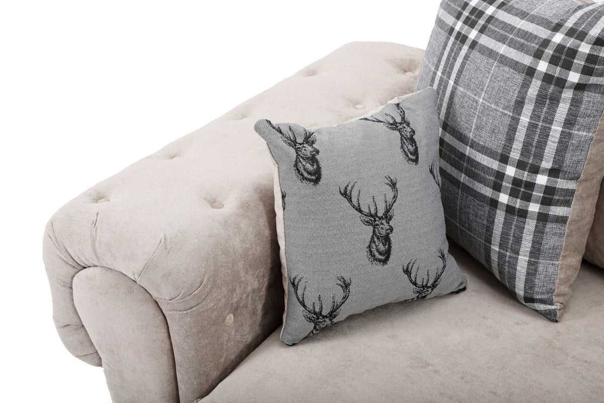 Verona Milk Corner Sofa - Soft Fabric Scatter back Cushions-Sofa For Sale-2C2 Large Couch-sofa set for living room- sofas for living room
